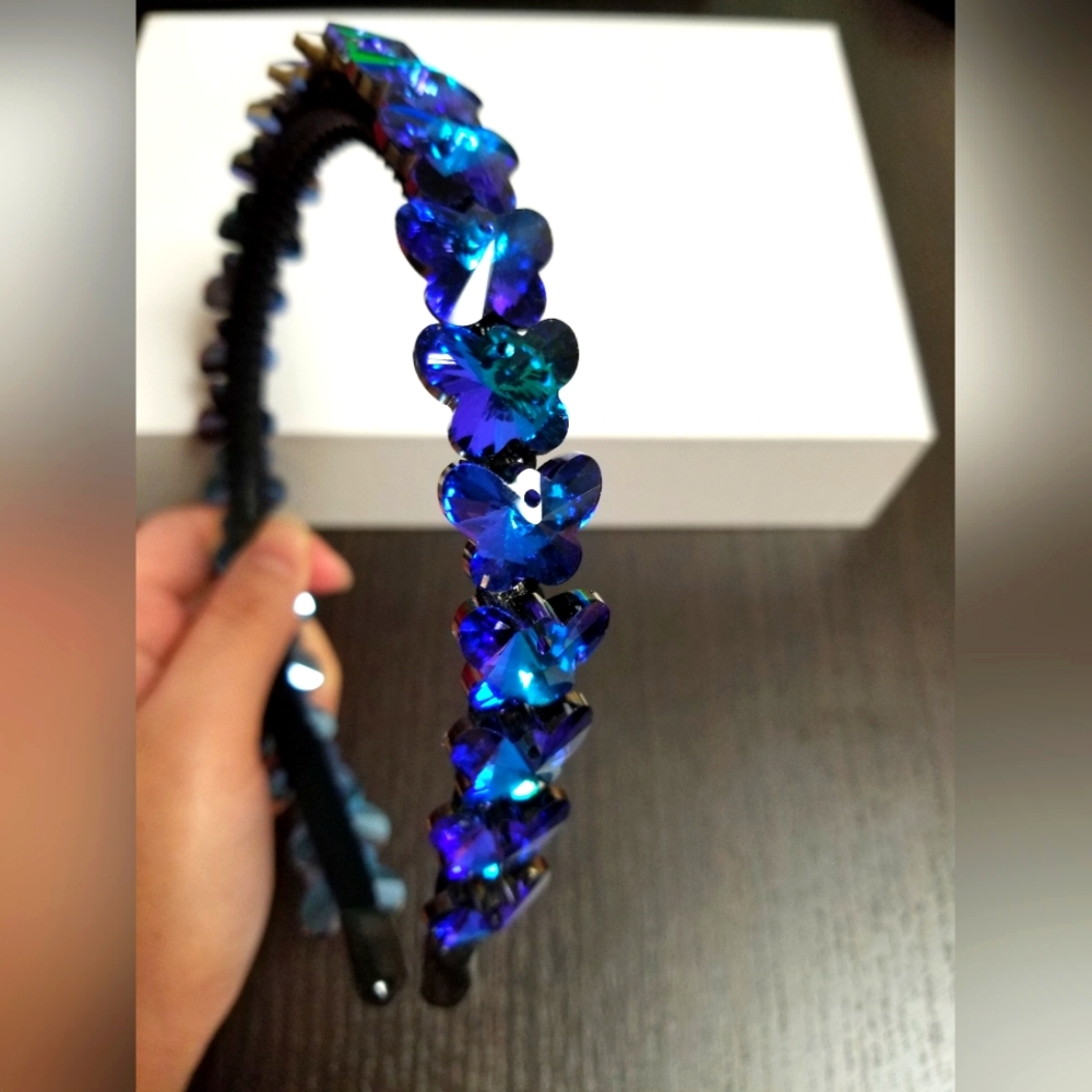 Swarovski Butterfly Crystals HeadBand